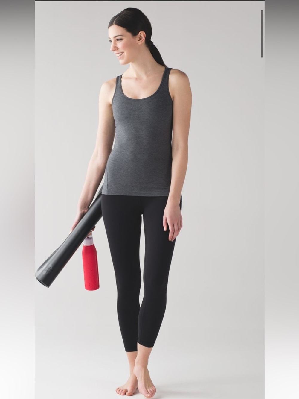 114. Lululemon Wunder Under Hi-Rise 7/8 Tight (Full-On Luxtreme) Black 12